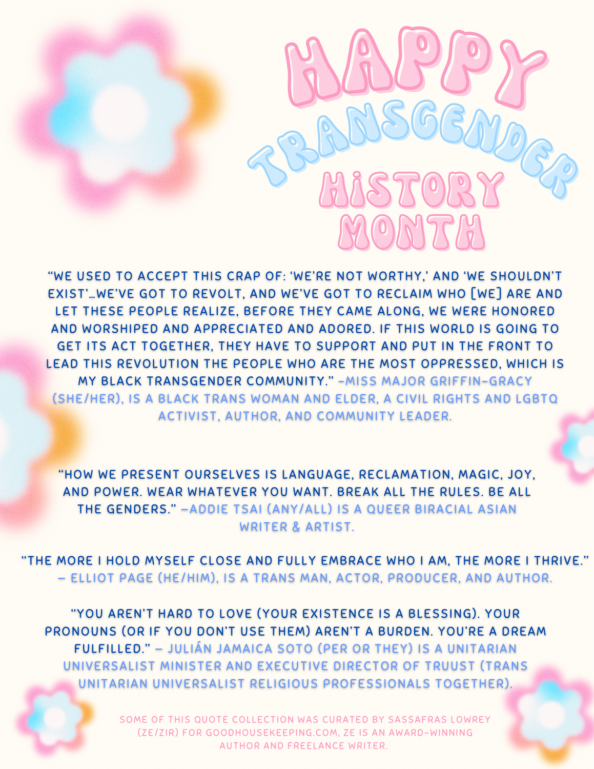 Transgender History Month, 2024