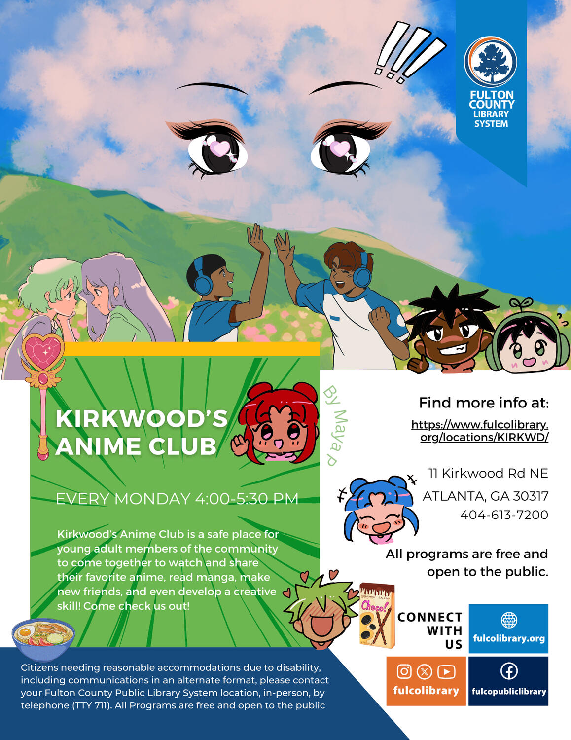 Anime Club Flyer, 2024