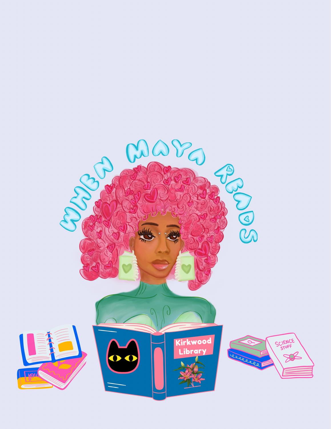 When Maya Reads, Blog Poster, 2023