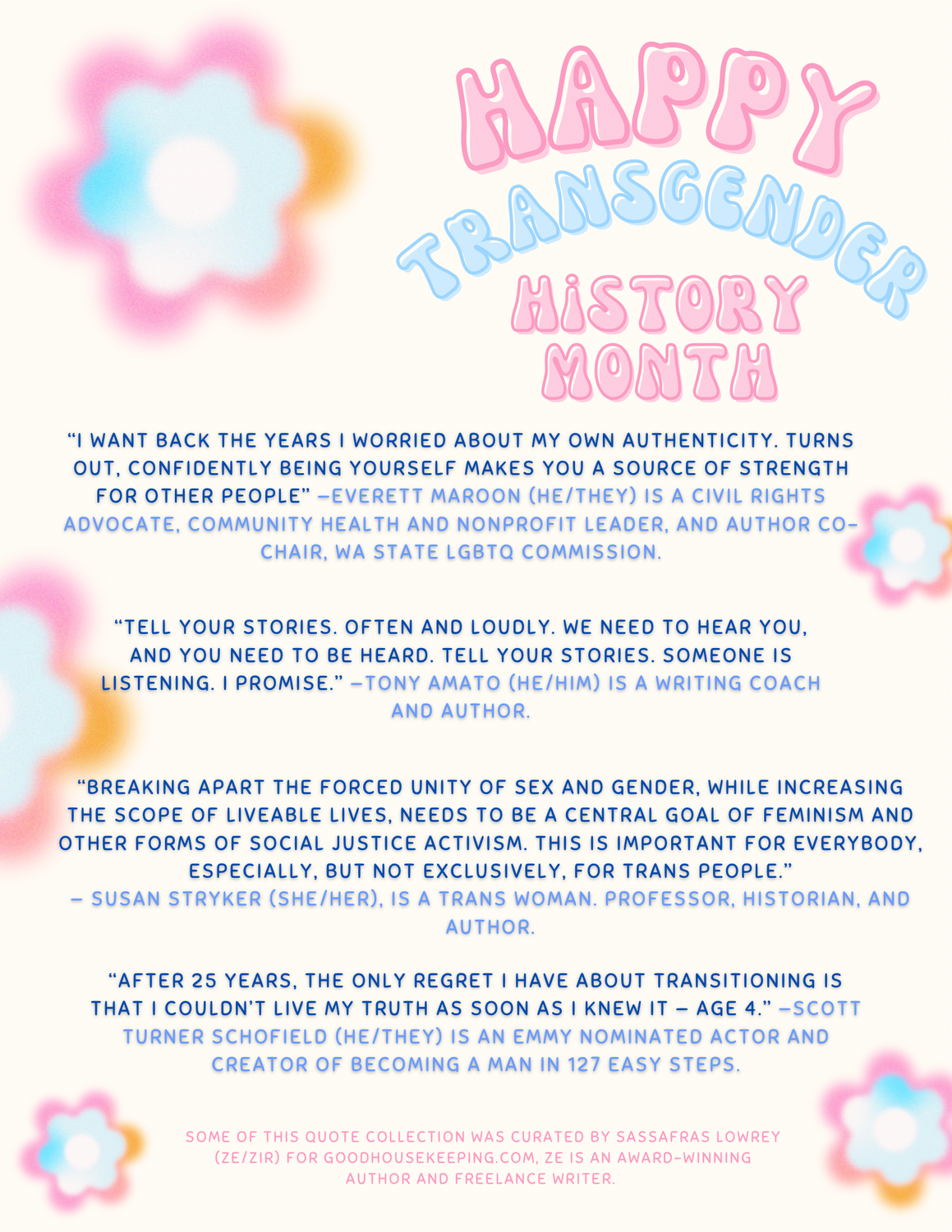 Transgender History Month, 2024