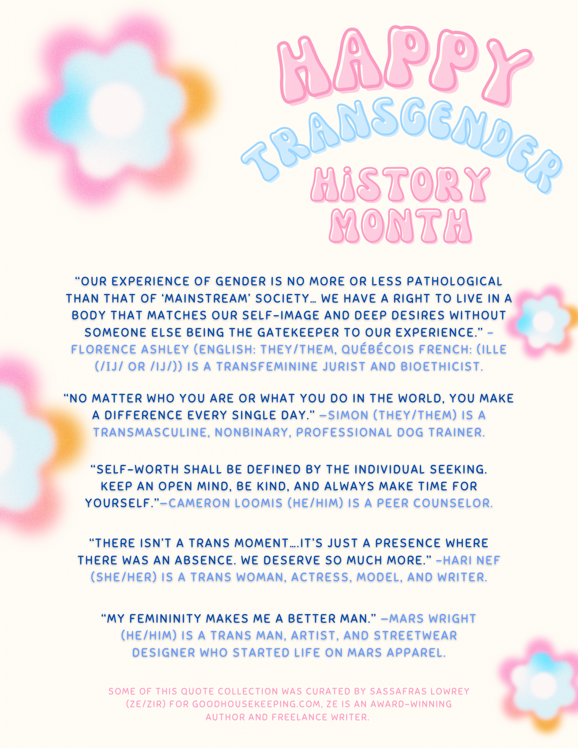 Transgender History Month, 2024