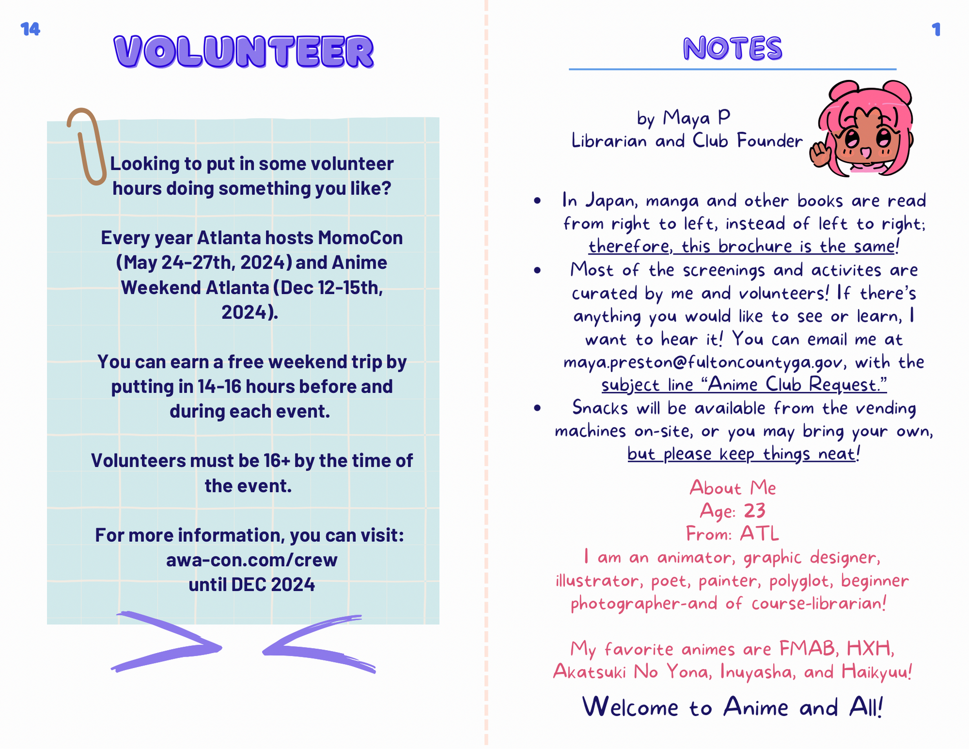 Anime &amp; All Brochure, 2024