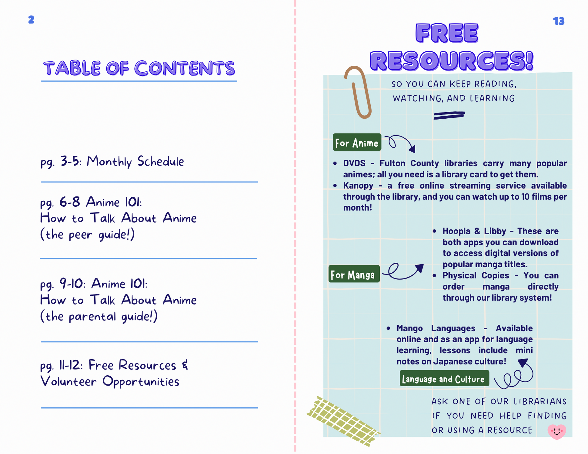 Anime &amp; All Brochure, 2024