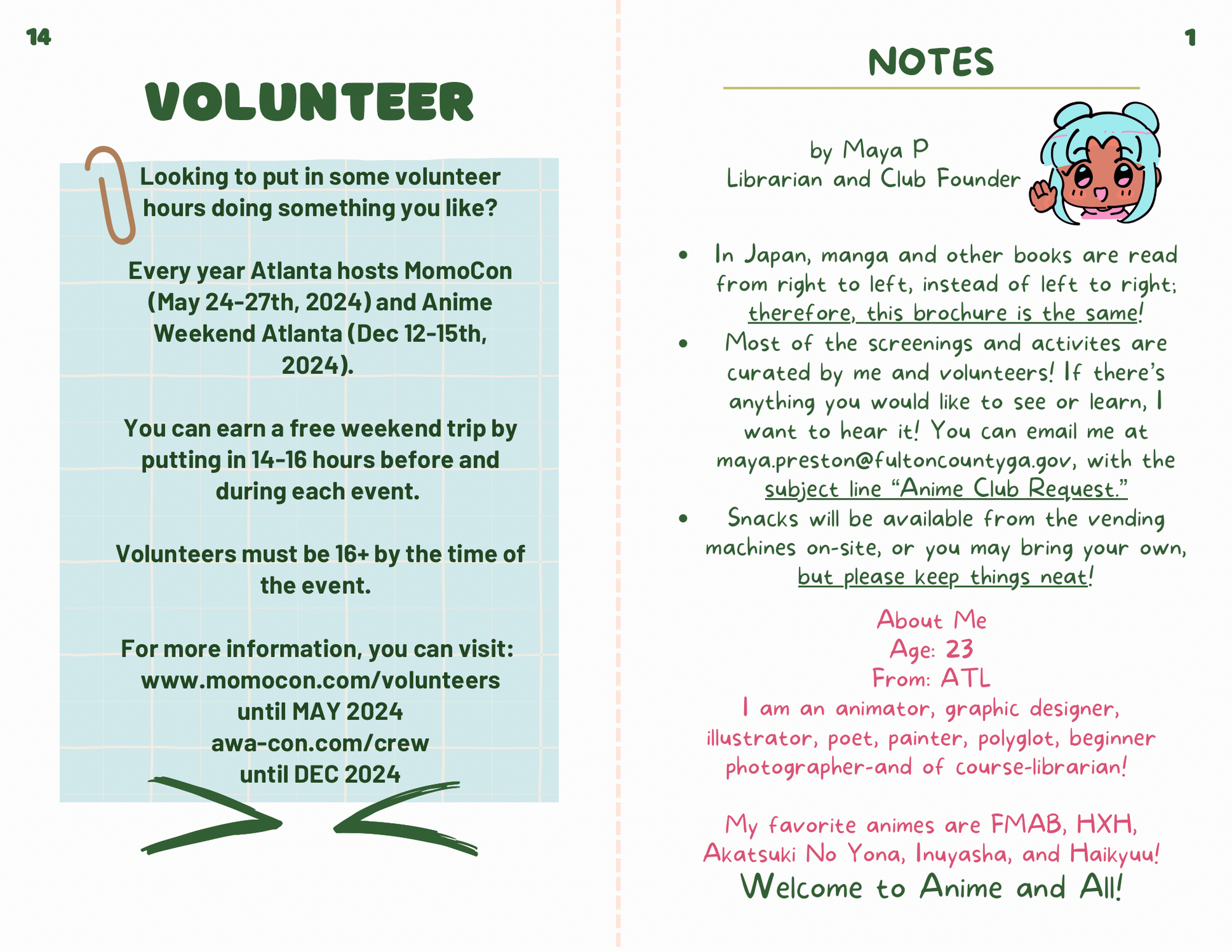 Anime &amp; All Brochure, 2024