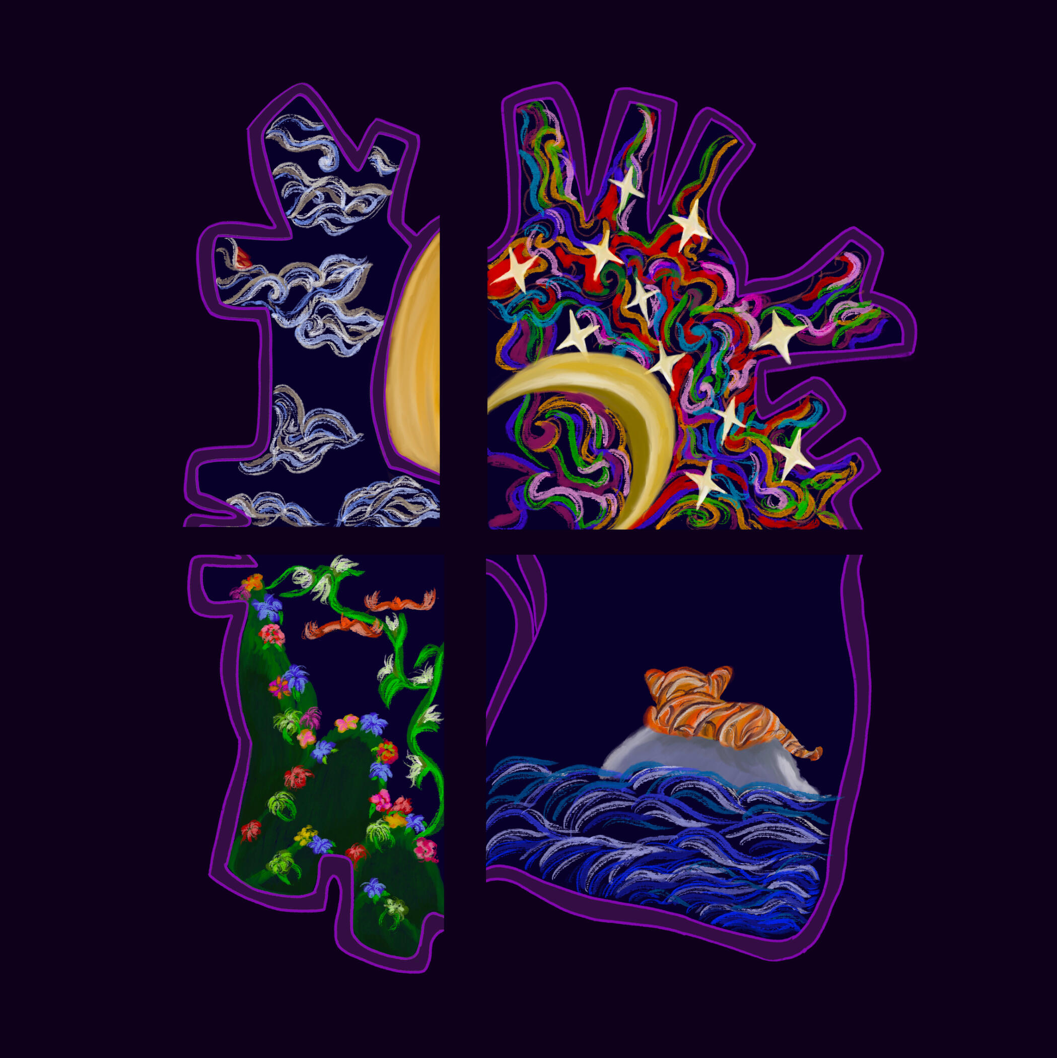 Stormy Heart, Triptych